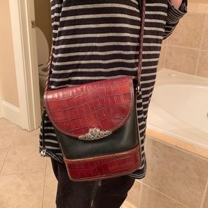 Brown and Black Leather Brighton Purse Amazing!